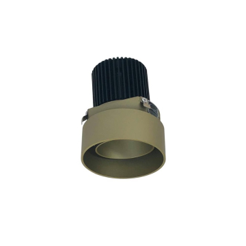 Nora Lighting 2" Iolite LED Downlight - Round Trimless Adjustable - 10° Optic - 800 Lumens - 2700K - Champagne Haze