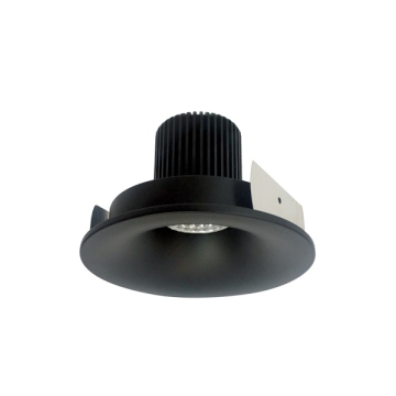 Nora Lighting 4" Iolite LED Downlight - Round Bullnose - 1000 Lumens - 2700K - Black