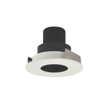 Nora Lighting 4" Iolite LED Downlight - Pinhole - 10° Optic - 800 Lumens - 2700K - Black / Matte Powder White