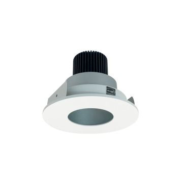 Nora Lighting 4" Iolite LED Downlight - Pinhole - 10° Optic - 800 Lumens - 2700K - Haze / Matte Powder White