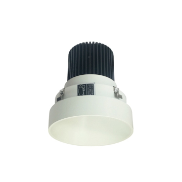 Nora Lighting 4" Iolite LED Downlight - Round Trimless - 10° Optic - 800 Lumens - 2700K - White