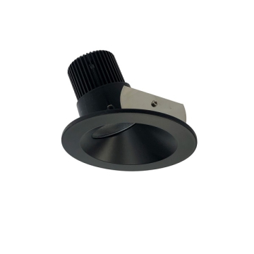 Nora Lighting 4" Iolite LED Downlight - Round Wall Wash - 1000 Lumens - 2700K - Black