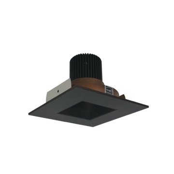 Nora Lighting 4" Iolite LED Downlight - Square w/ Square Aperture - 10° Optic - 800 Lumens - 2700K - Bronze