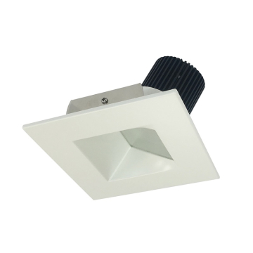 Nora Lighting 4" Iolite LED Downlight - Square Wall Wash - 1000 Lumens - 2700K - White