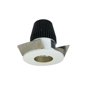 Nora Lighting 1" Iolite LED Downlight - Round Reflector - 2700K - Champagne Haze / Matte Powder White