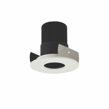 Nora Lighting 2" Iolite LED Downlight - Pinhole - 10° Optic - 800 Lumens - 2700K - Black / Matte Powder White
