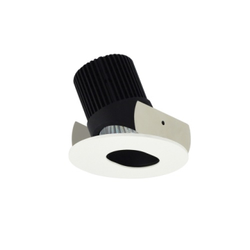 Nora Lighting 2" Iolite LED Downlight - Adjustable Slot - 10° Optic - 800 Lumens - 2700K - Black / Matte Powder White