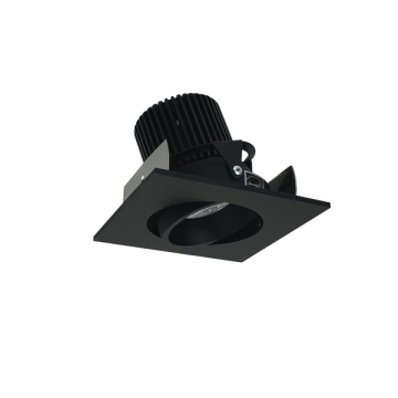 Nora Lighting 2" Iolite LED Downlight - Square Adjustable Cone - 10° Optic - 800 Lumens - 2700K - Black