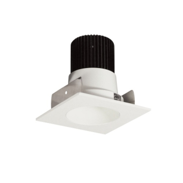 Nora Lighting 2" Iolite LED Downlight - Square Reflector with Round Aperture - 1000 Lumens - 2700K - White