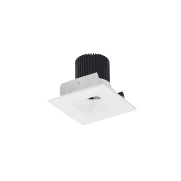 Nora Lighting 2" Iolite LED Downlight - Square Reflector with Square Aperture - 10° Optic - 800 Lumens - 2700K - Matte Powder White