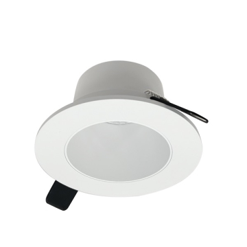 Nora Lighting 4" Iolite Can-less Round Downlight Trim - Matte Powder White