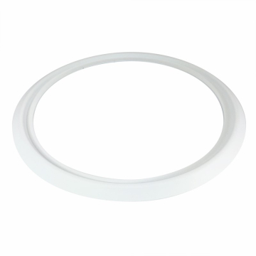 Nora Lighting 6" Round Oversize Ring for NLCBC Series - White