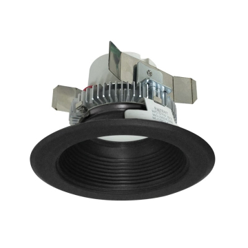 Nora Lighting 4" 12W Cobalt Round LED Retrofit Downlight - Dimmable - 2700K - 750 Lumens - 120V - Black