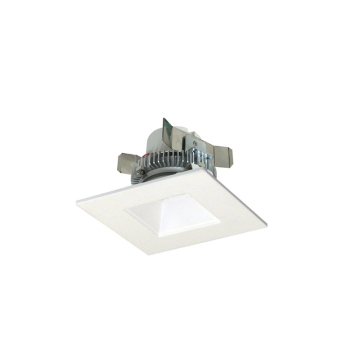 Nora Lighting 4" 12W Cobalt Square LED Retrofit Downlight - Dimmable - 2700K - 750 Lumens - 120V - White