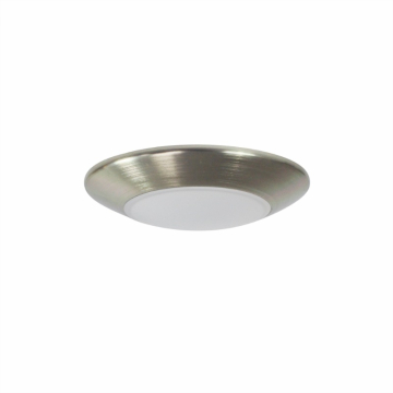 Nora Lighting 4" AC Opal LED Surface Mount - 10.5W - 2700K - 700lm - Natural Metal - 120V
