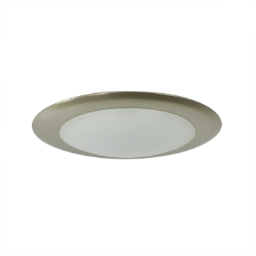 Nora Lighting 6" AC Opal LED Surface Mount - 16.5W - 2700K - 1150lm - Natural Metal - 120V