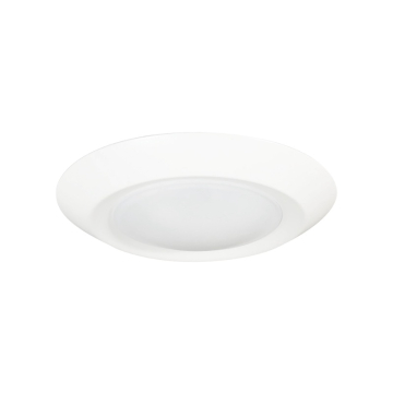 Nora Lighting 6" Regressed AC Opal LED Surface Mount - 13W - 2700K - 950lm - White - 120V