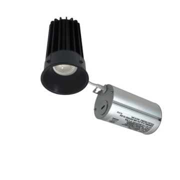 Nora Lighting 2" M2 Round Trimless LED Downlight - 10W - 2700K - Matte Black