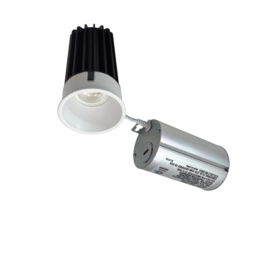 Nora Lighting 2" M2 Round Trimless LED Downlight - 10W - 2700K - Matte Powder White