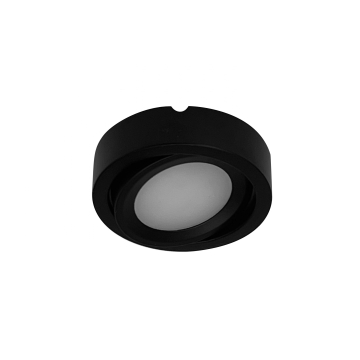 Nora Lighting 3.5W 3" Adjustable Josh LED Puck Light - 2700K - 300 Lumens - 24V - Black