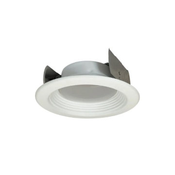 Nora Lighting 4" AC Onyx LED Retrofit Downlight - Baffle - 15W - 1,000 Lumens - 3000K - White