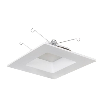 Nora Lighting 6" AC Onyx Square LED Retrofit Downlight - 17W - 2700K - 1,100 Lumens - 120V