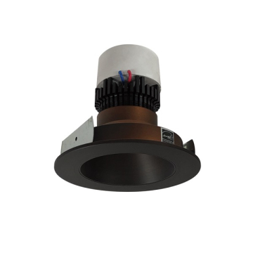 Nora Lighting 4" Pearl LED Retrofit Downlight - Round Deep Regressed - 900 Lumens - Dim to Warm - Bronze