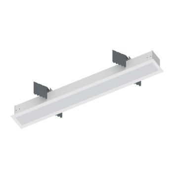 Nora Lighting 24" L-Line LED Recessed Linear - 2,100 Lumens - 4000K - White Trim - 120V-277V