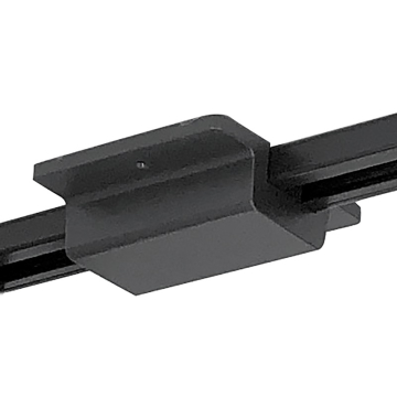 Nora Lighting Two-Circuit Track System Floating Canopy Feed - Black