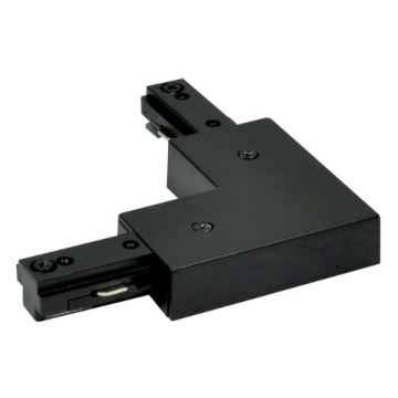 Nora Lighting Two-Circuit Track System L-Connector - Black