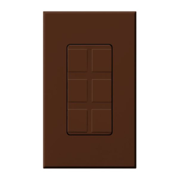Lutron Nova T Architectural Multi-Port Receptacle - Field Customizable - Sienna
