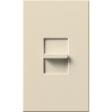 Lutron Nova T Architectural LED+ Dimmer - 250W Max Load - Light Almond