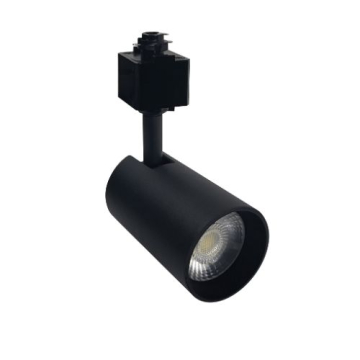 Nora Lighting MAX Mini LED Track Head - 13W - 1,000 Lumens - 2700K - Narrow Flood Optic - Halo Adapter - Black