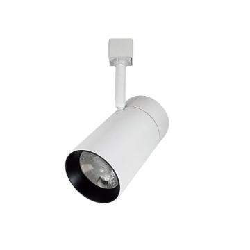 Nora Lighting  MAX LED Track Head - 25W - 2700K - 2,450 Lumens - Spot Optic - Halo Adapter - 120V - White