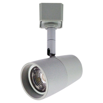 Nora Lighting MAC LED Track Head - 10W - 4000K - 700 Lumens - 20º to 40º - Halo Adapter - Silver - 120V