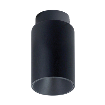 Nora Lighting 5" iLENE Mini Cylinder - Surface Mount - 2000 Lumens - 40W - 2700K - Black - 120-277V