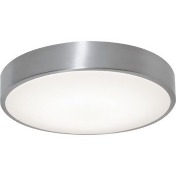 AFX Octavia 12" LED Flush Mount - CCT Selectable - 120V - Brushed Aluminum