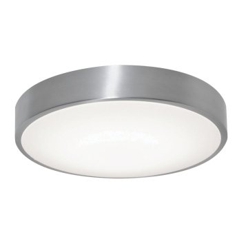 AFX Octavia 19" LED Flush Mount - Battery Backup - 46W - CCT Selectable - 120V - Brushed Aluminum