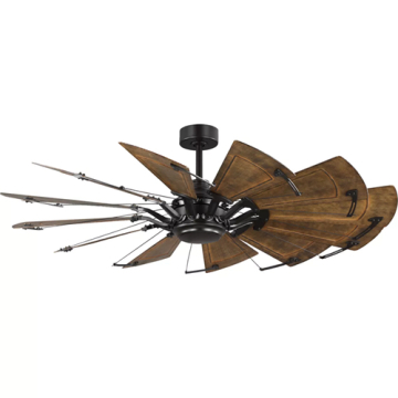 Progress Lighting Springer II 60" 12-Blade Ceiling Fan - 120V - Architectural Bronze
