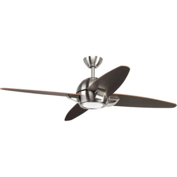 Progress Lighting Soar 54" 4-Blade LED Ceiling Fan - 3000K - 120V - Brushed Nickel