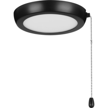 Progress Lighting AirPro LED Edgelit Universal Ceiling Fan Light Kit - 3000K - 120V - Matte Black