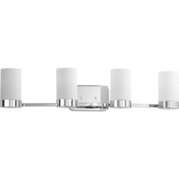 Progress Lighting Elevate 4-Light Bath Vanity Light - 120V - Polished Chrome