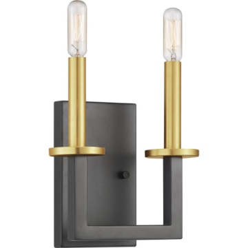 Progress Lighting Blakely 2-Light Wall Sconce - 120V - Graphite