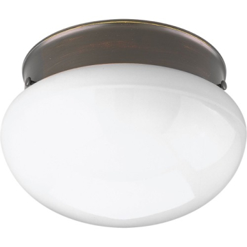 Progress Lighting Fitter 7.5" Flush Mount - 120V - Antique Bronze