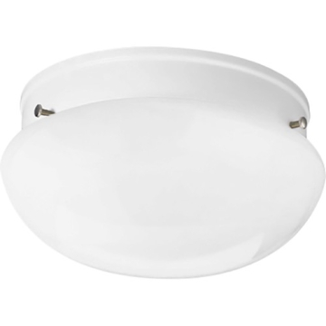 Progress Lighting Fitter 7.5" Flush Mount - 120V - White