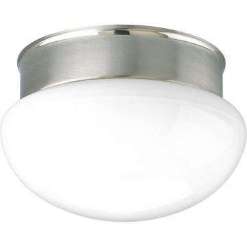 Progress Lighting Fitter 9.5" 2-Light Flush Mount - 120V - Brushed Nickel