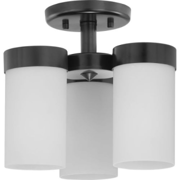 Progress Lighting Elevate 3-Light Flush Mount - 120V - Matte Black