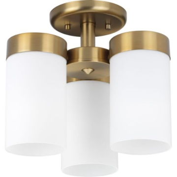 Progress Lighting Elevate 3-Light Flush Mount - 120V - Brushed Bronze
