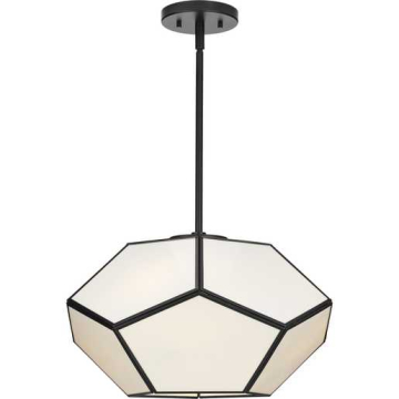Progress Lighting Latham 3-Light Flush Mount - Convertible - 120V - Matte Black