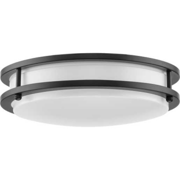 Progress Lighting Abide 10" LED Contemporary Small Flush Mount - 16W - CCT Selectable - 1,062 Lumens - 120V - Matte Black
